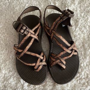 CHACO CLASSIC SANDALS BROWN SIZE WOMENS 8